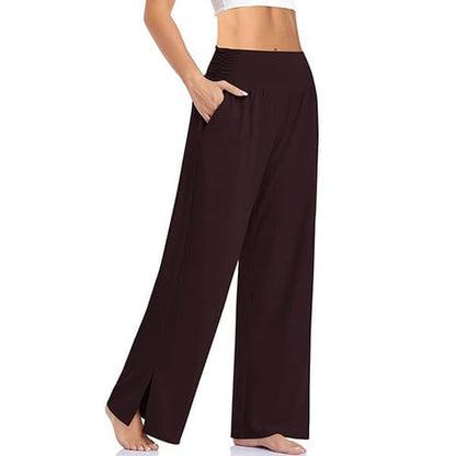 Pantalon Yoga Femme Fluide Large Confortable Coupe Ample
