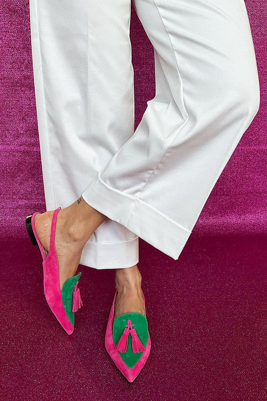 Ballerines Femmes Élégantes à Sangle et Frange pour Quotidien - PanierRoyale