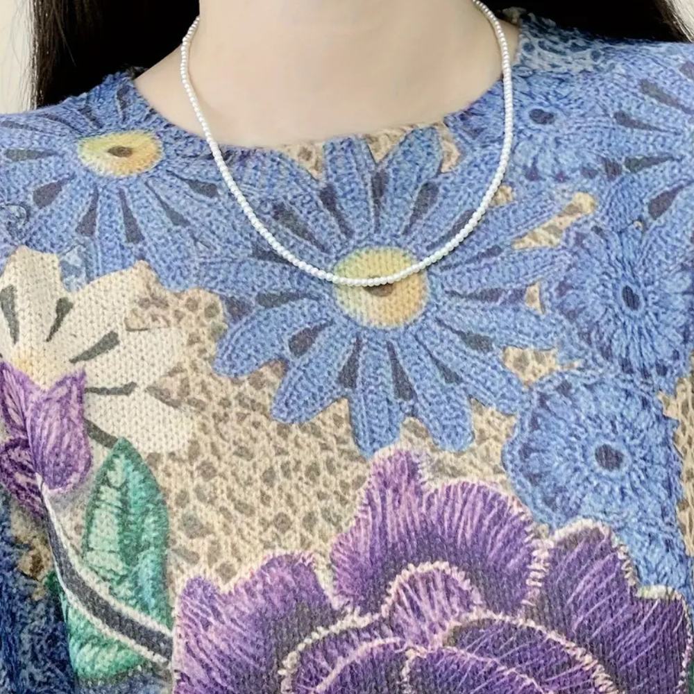 Pull Floral Tendance - vue 5