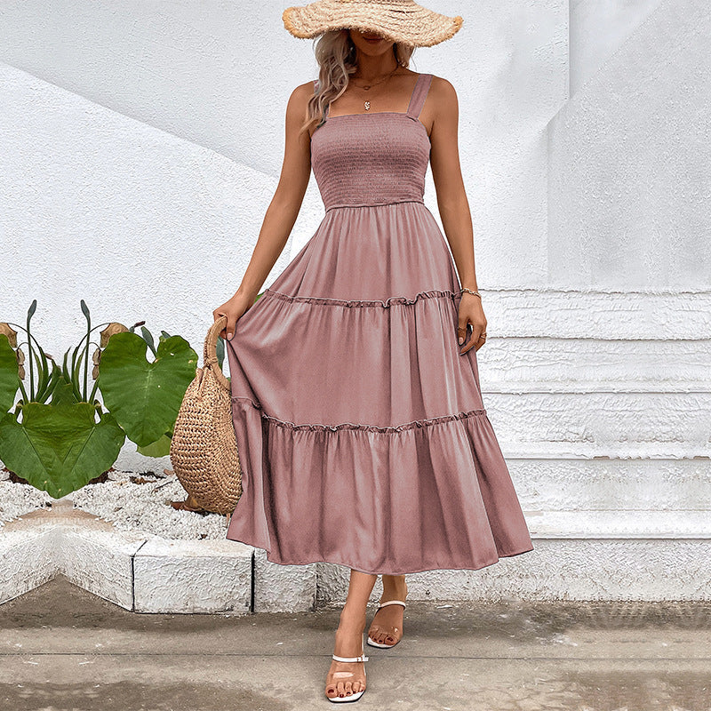 Robe Femme Été sans Manches Légère et Confortable