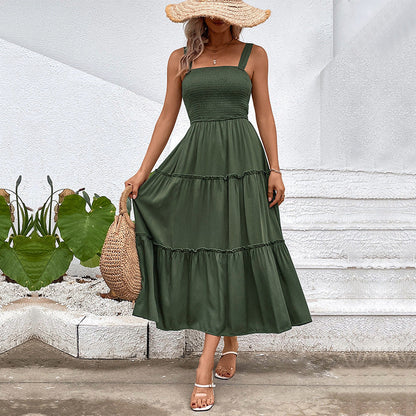 Robe Femme Été sans Manches Légère et Confortable
