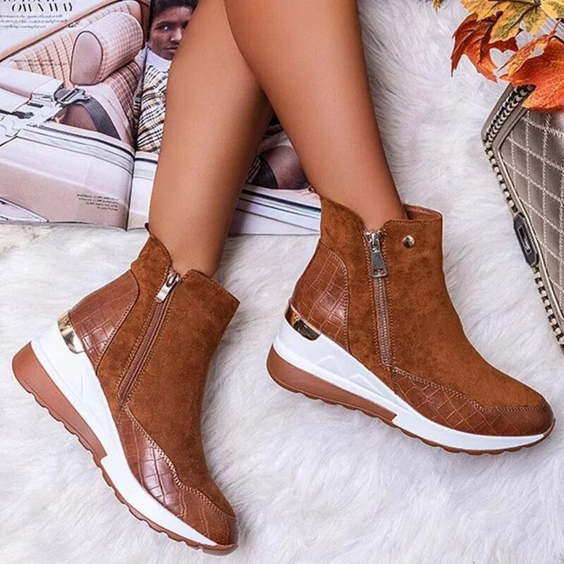 Bottines Femmes Imperméables Confortables - BerlinGlamour