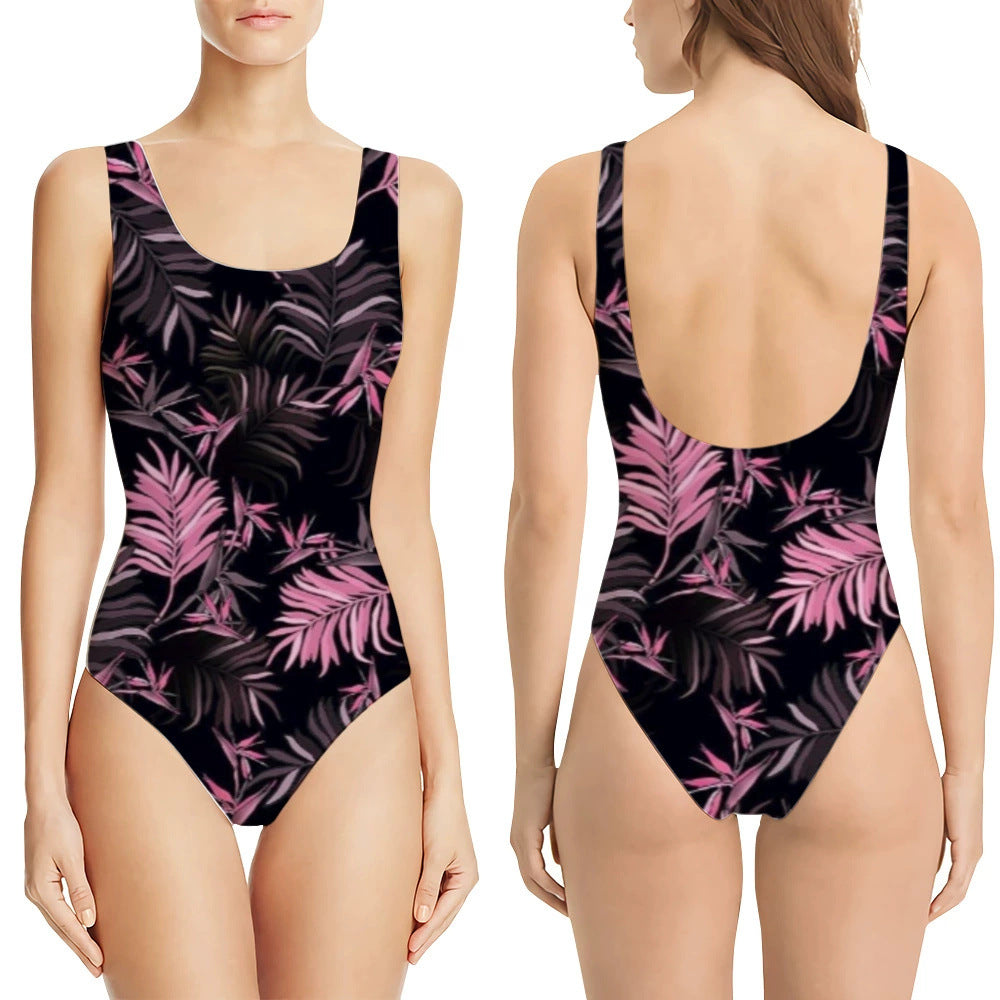 Maillot de bain une pièce Femme Effet sculptant Imprimé 3D Moderne