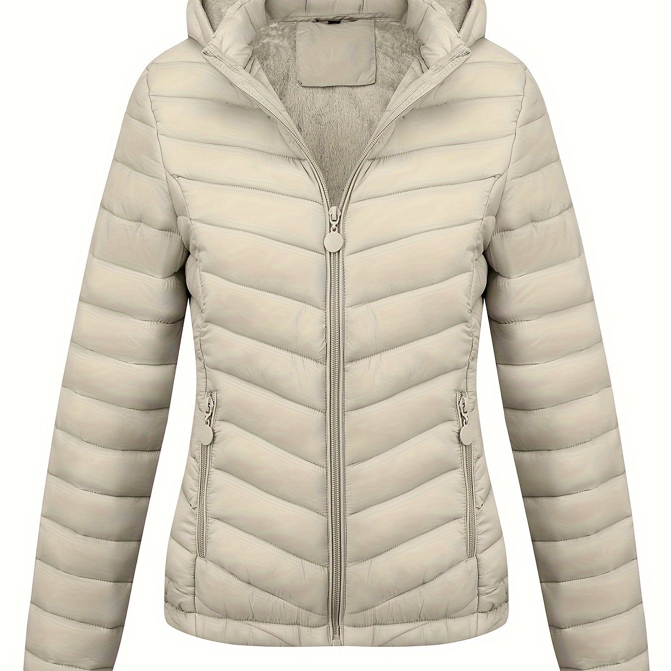 Veste à capuche zippée femme avec poches côtés