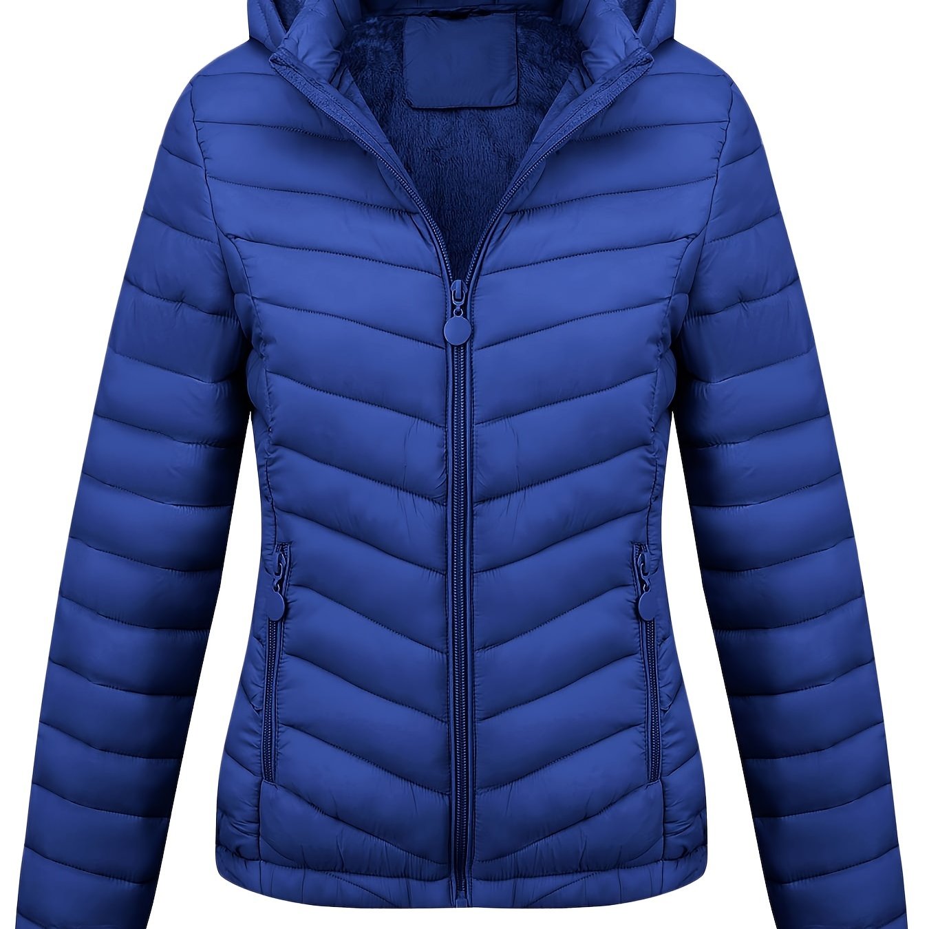 Veste à capuche zippée femme avec poches côtés