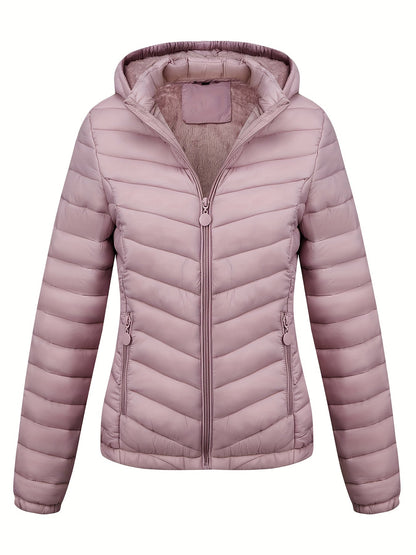 Veste Zippée Avec Poches Pour Femme | À Capuche