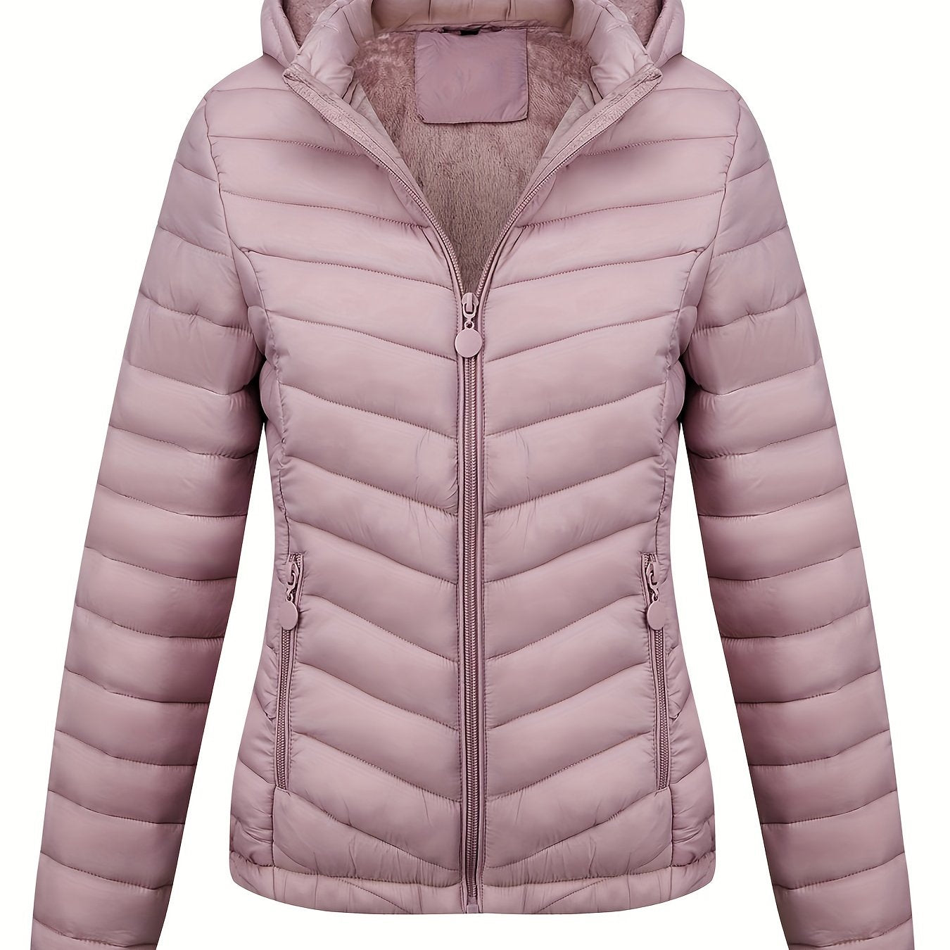 Veste à capuche zippée femme avec poches côtés