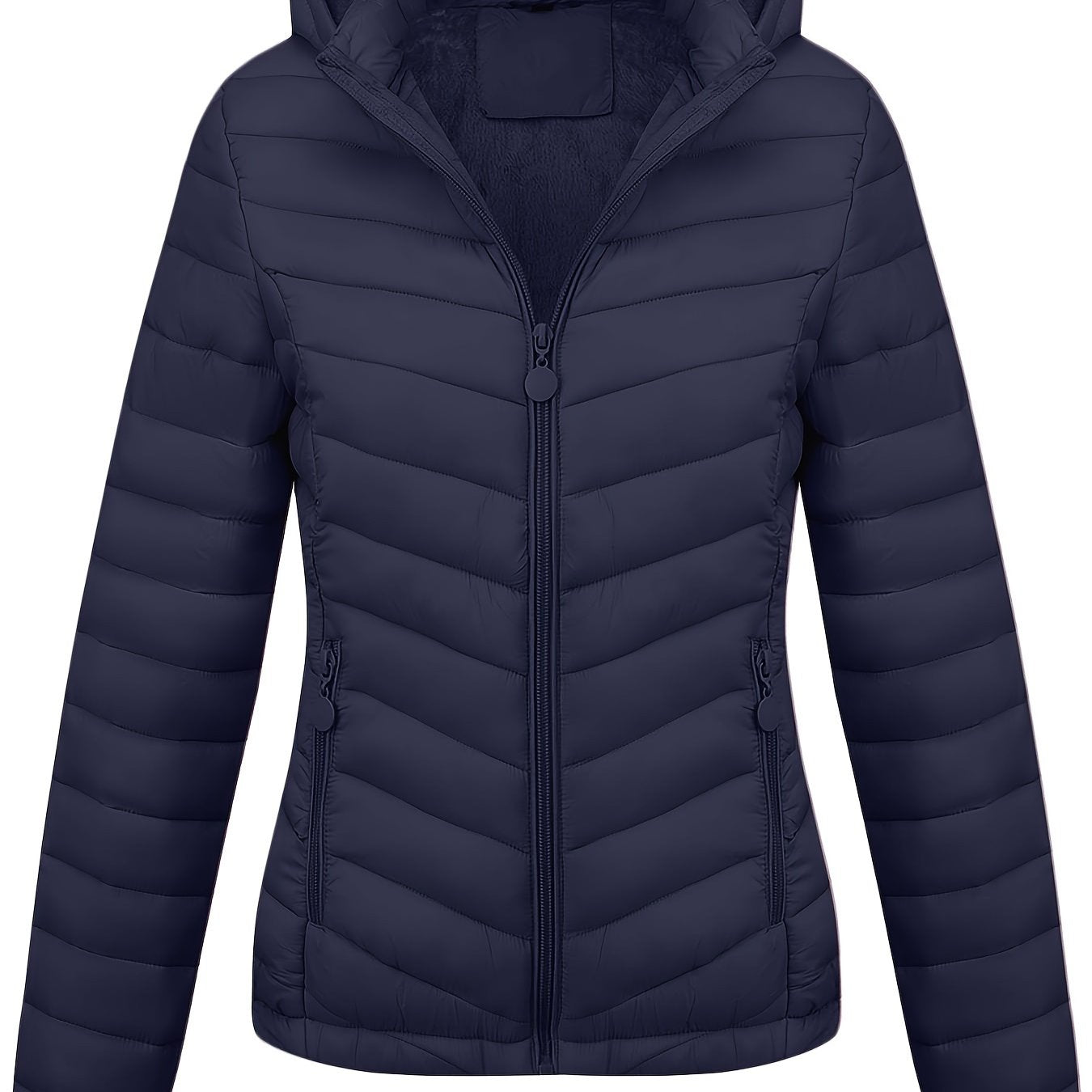 Veste à capuche zippée femme avec poches côtés