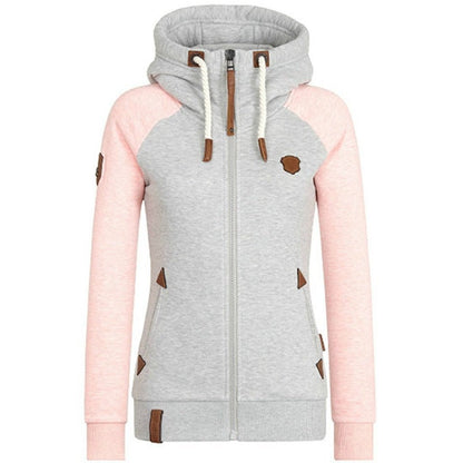 Sweat à capuche zippé slim et confortable pour homme