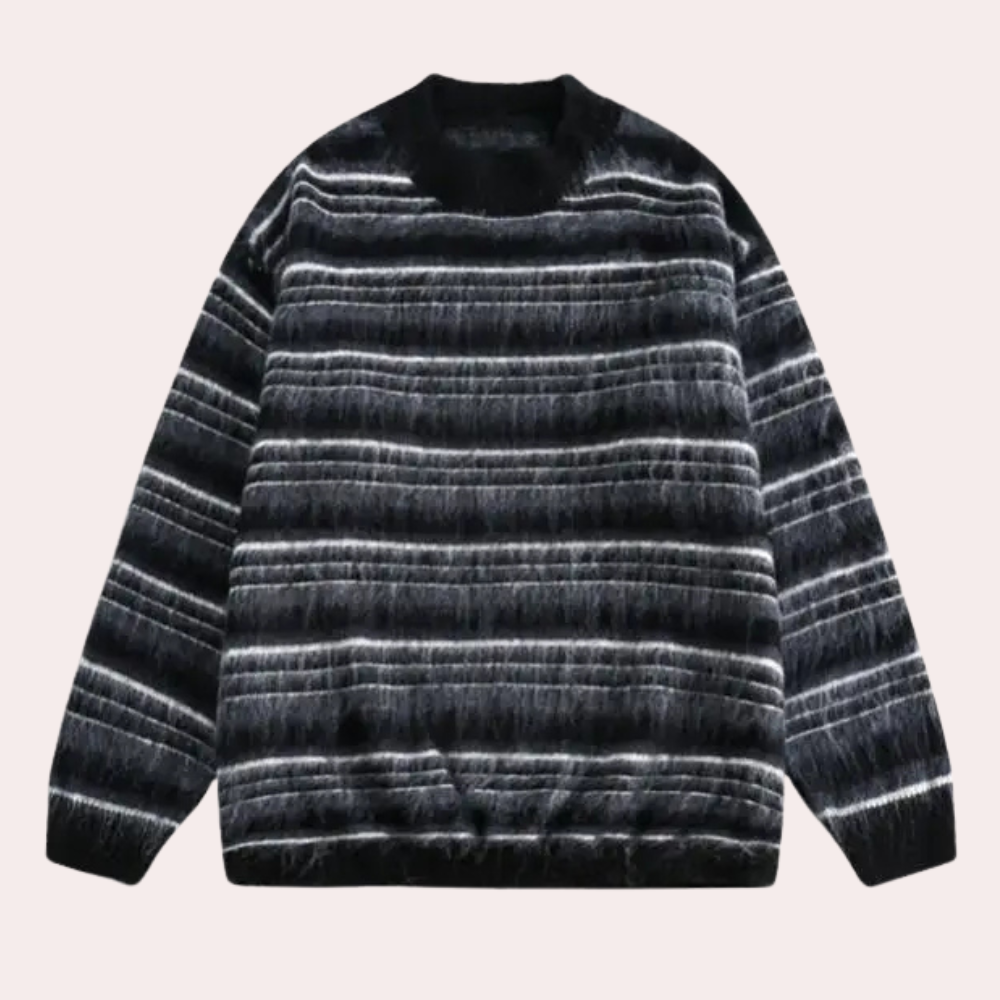 Pull Rayé Classique pour Homme