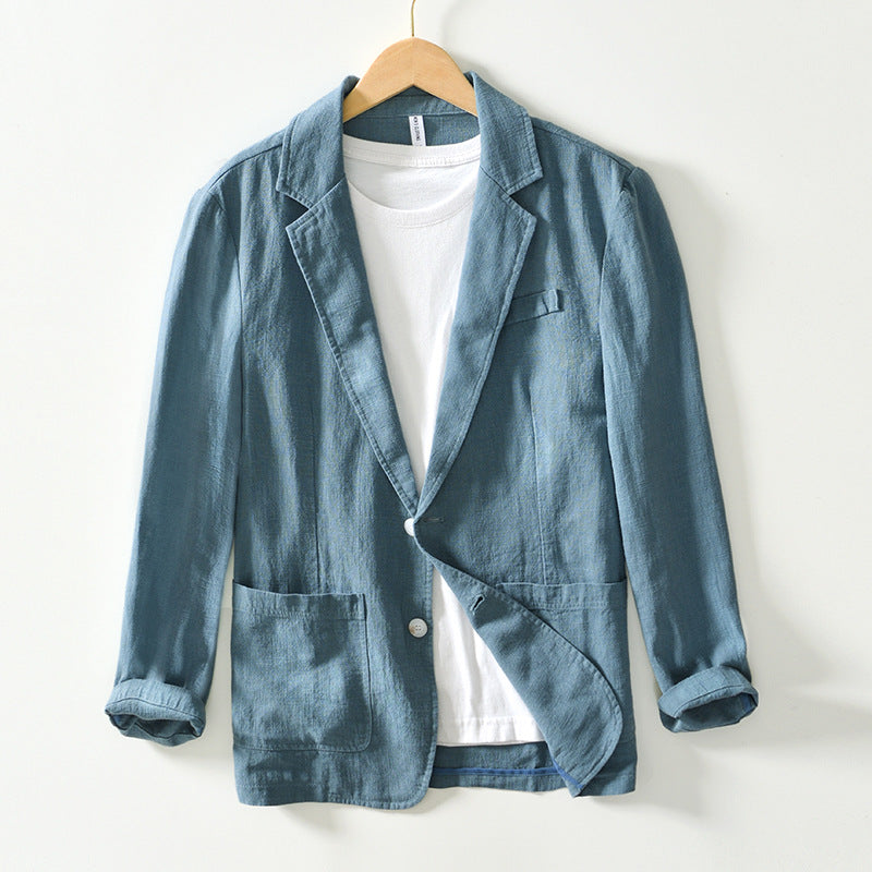 Blazer Homme Lin Élégant et Léger pour Été