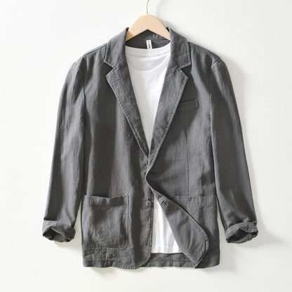 Blazer Homme Lin Élégant et Léger pour Été