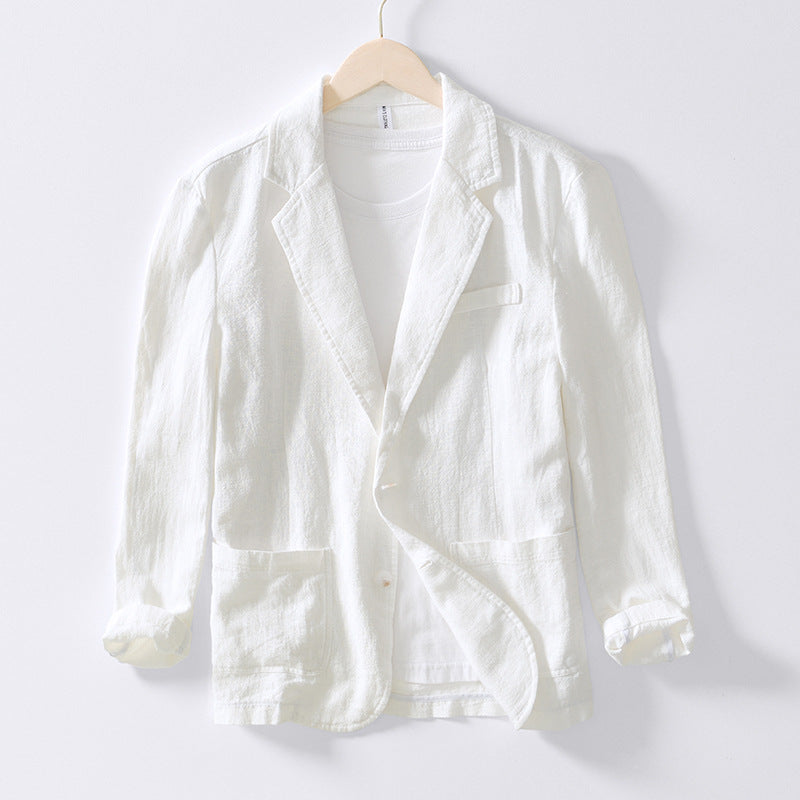 Blazer Homme Lin Élégant et Léger pour Été