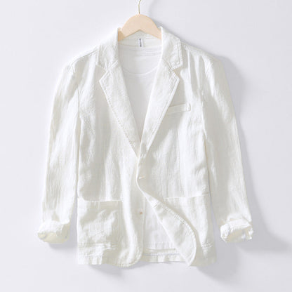 Blazer Homme Lin Élégant et Léger pour Été