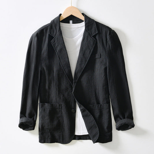 Blazer Homme Lin Élégant et Léger pour Été - PanierRoyale