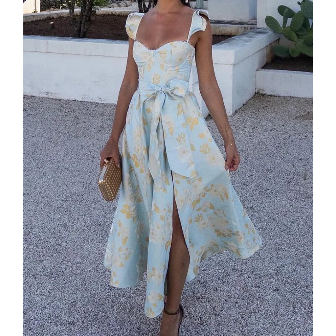 Robe Été Florale Sans Manches Décontractée - PanierRoyale