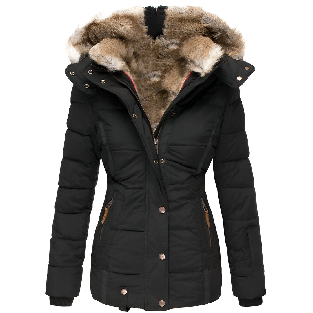 Veste Hiver Femme Tailleur avec Capuche - BerlinGlamour
