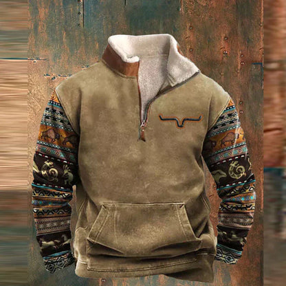 Sweat à capuche Manches Colorées Streetwear