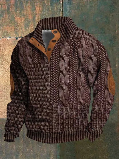Veste Cuir Brun Homme Doux et Confortable - PanierRoyale
