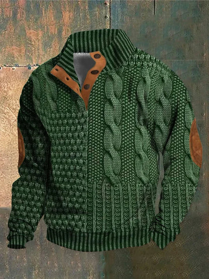 Veste Cuir Brun Homme Doux et Confortable