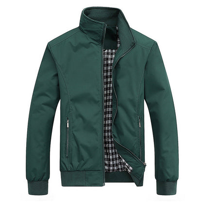 Veste Homme Noir Col Montant Style Chic