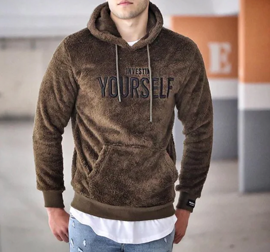 Sweat à Capuche Homme Confortable avec Poche Zippée - PanierRoyale