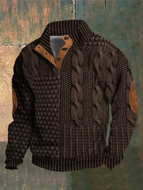 Veste Cuir Brun Homme Doux et Confortable