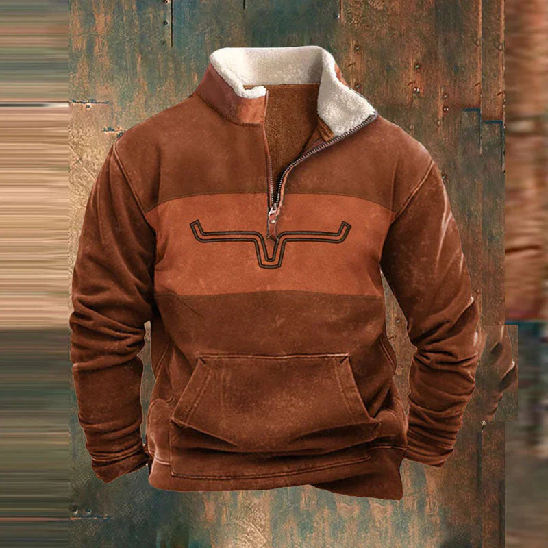 Sweat à capuche Manches Colorées Streetwear