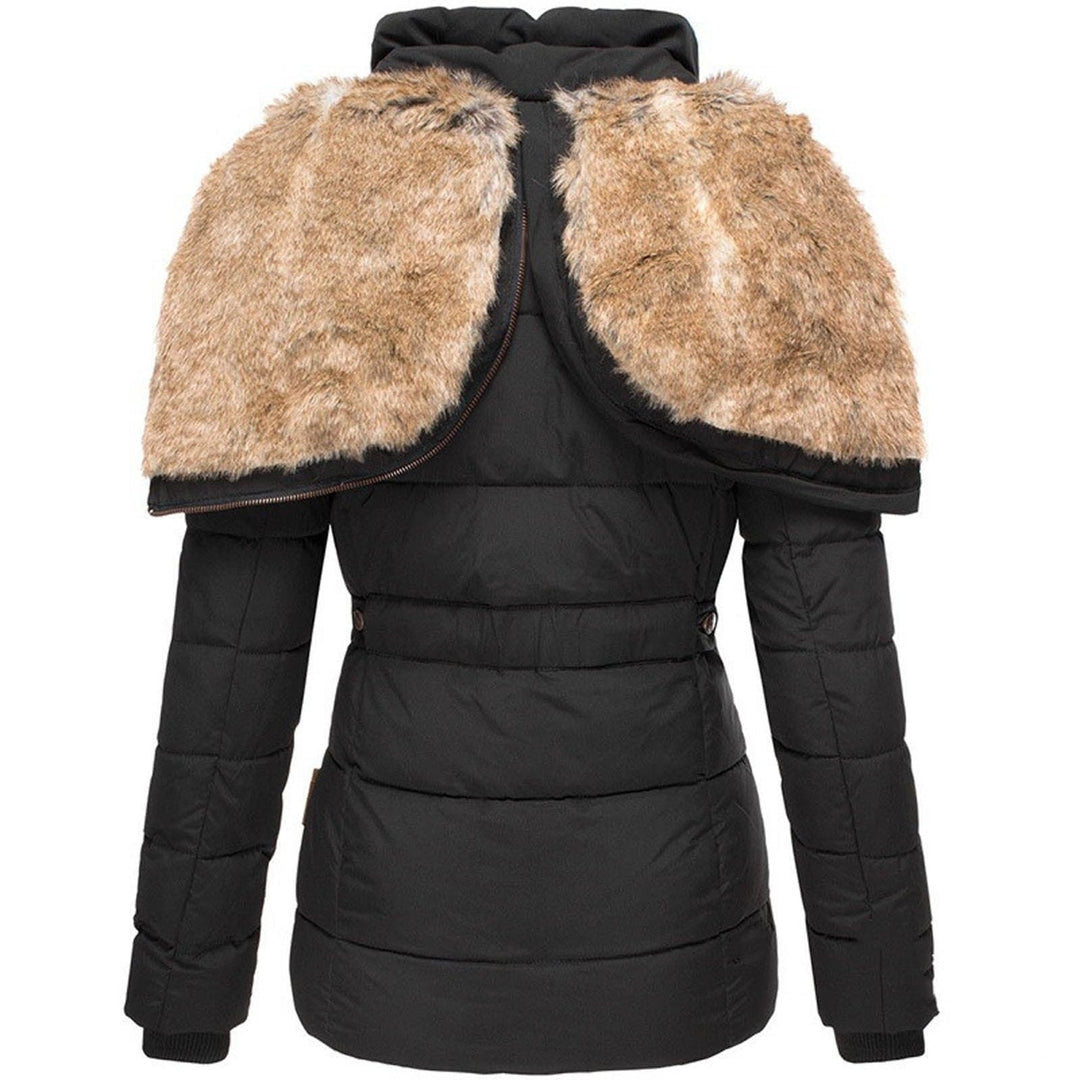 Veste Hiver Femme Tailleur avec Capuche