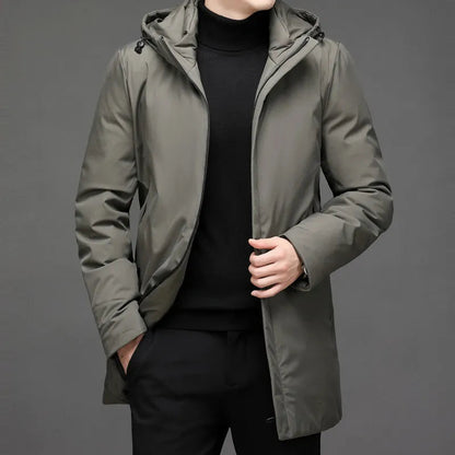 Parka Homme Capuche Vert Armée