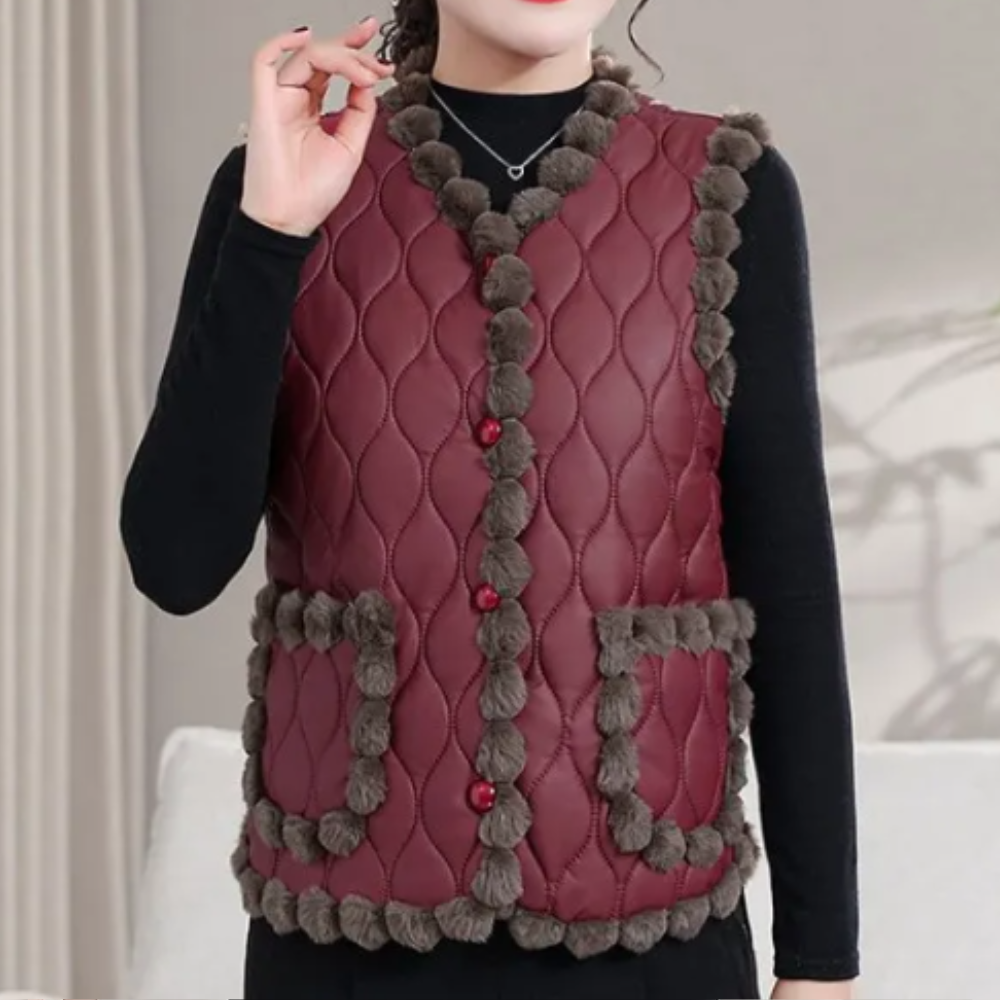 DELFINA - Gilet Tendance pour Femmes