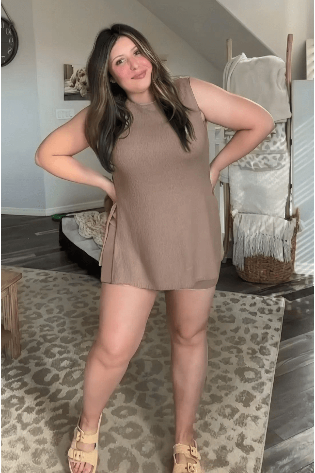 Ensemble de Sport Femelle : Haut sans Manches & Short Confortable