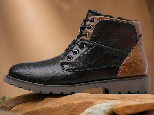 Bottes Homme Couture Confort Chaussures Hiver - PanierRoyale