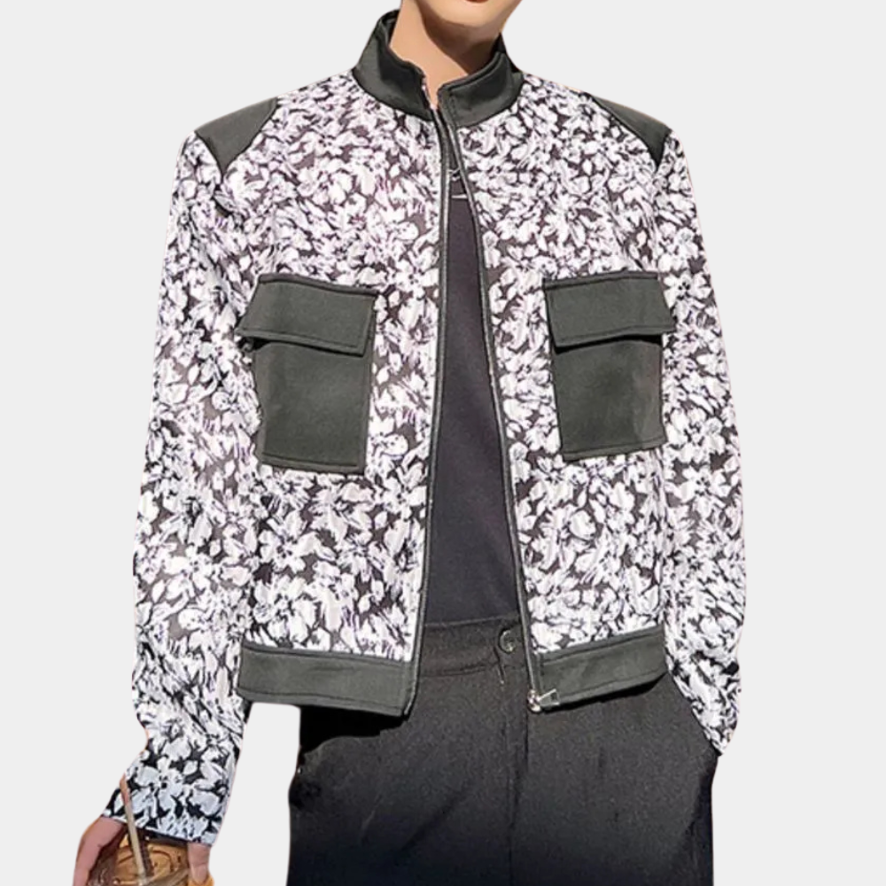 Veste Moderne à Col Haut - vue 2