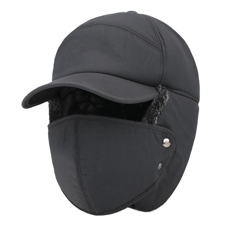 Bonnet Hiver Chaud et Doux pour Adulte avec Cache-Oreilles