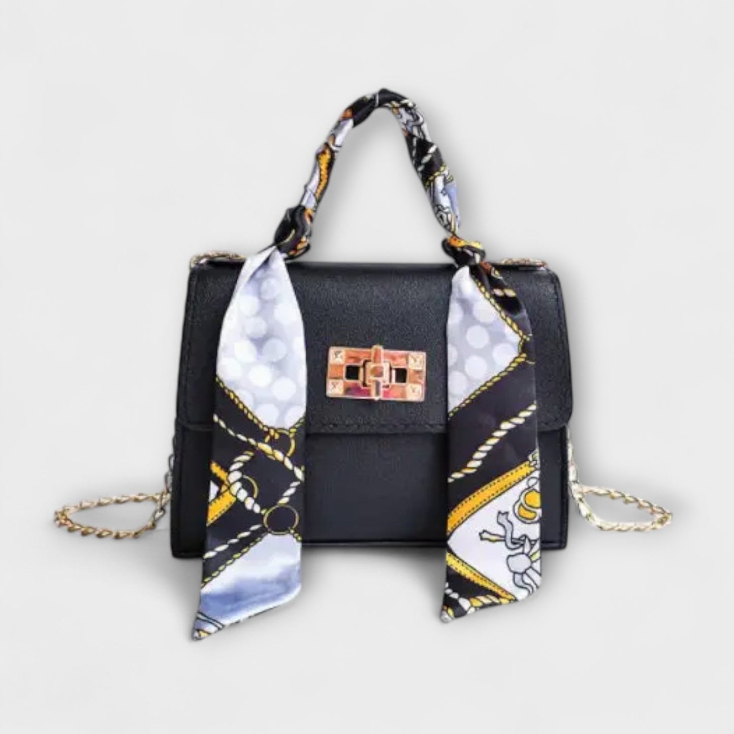 Sac à Main Élégant pour Femme avec Chaîne en Métal