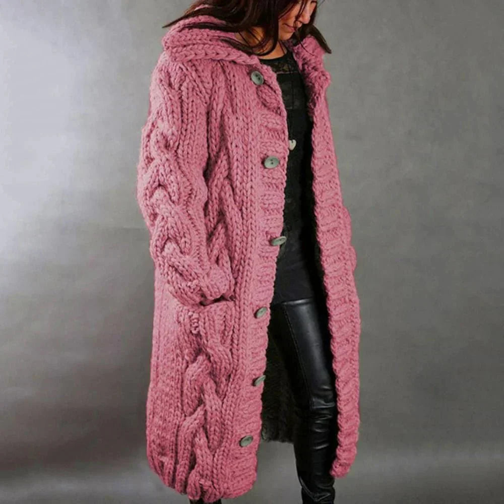 Cardigan Femme Élégant et Chaud pour Hiver