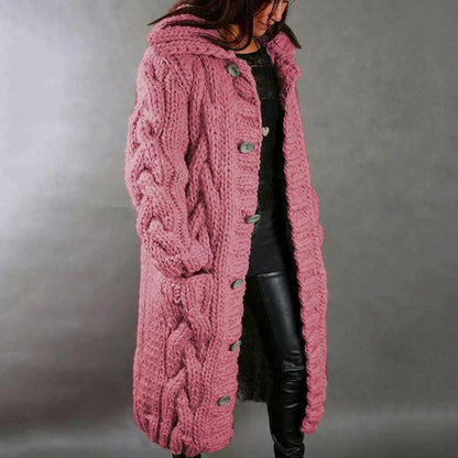 Cardigan Femme Élégant et Chaud pour Hiver