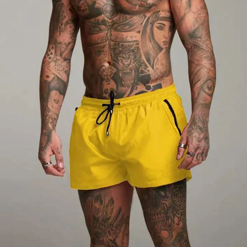 Short de bain Homme Slim avec ceinture ajustable