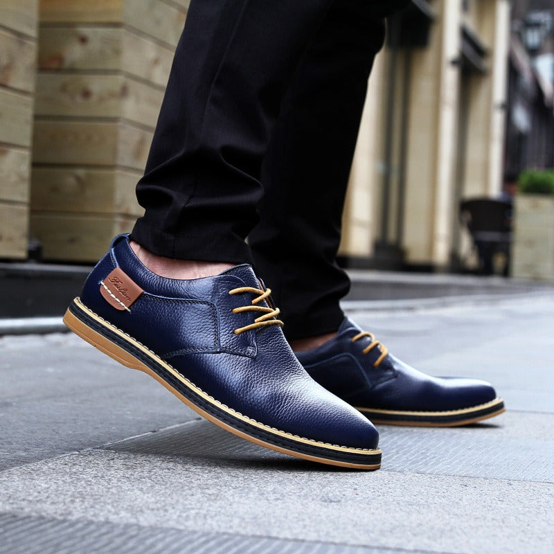 Chaussures Oxford Cuir Homme Noir ou Brun