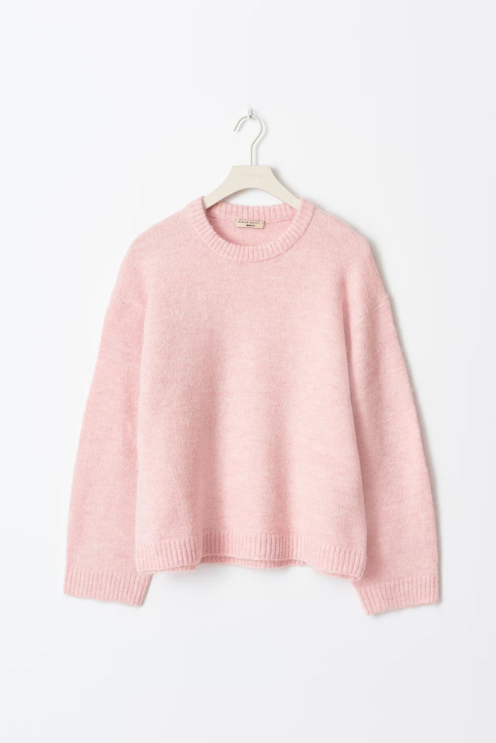 Pull Femme Rose en Laine Douce et Chaud