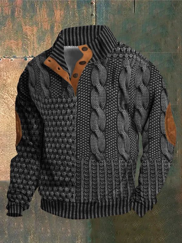 Veste molletonnée hivernale brune épaisse et chaud