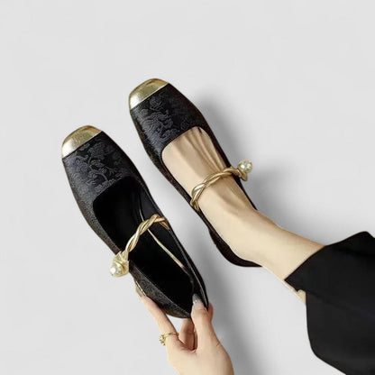 Chaussures Mary Jane Femmes à Talon Plat Confort