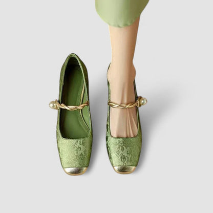 Chaussures Mary Jane Femmes à Talon Plat Confort