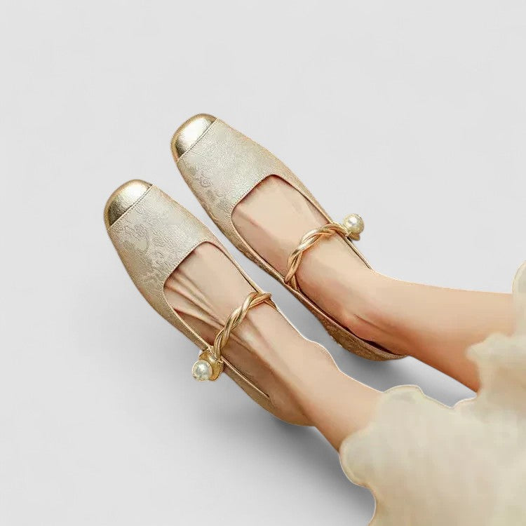 Chaussures Mary Jane Femmes à Talon Plat Confort