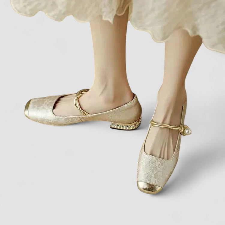 Chaussures Mary Jane Femmes à Talon Plat Confort