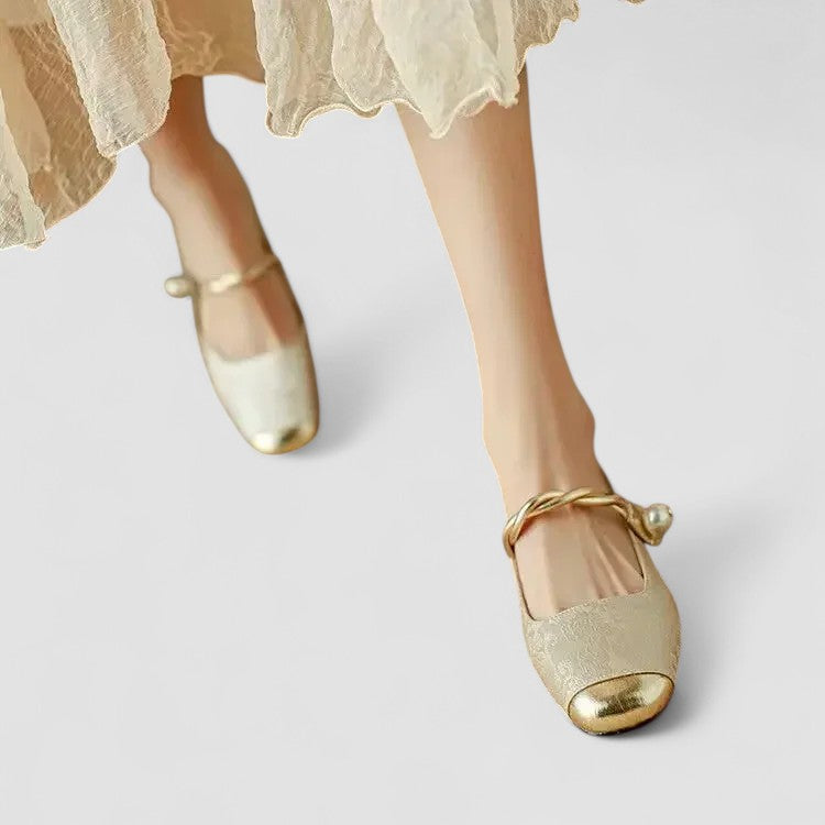 Chaussures Mary Jane Femmes à Talon Plat Confort