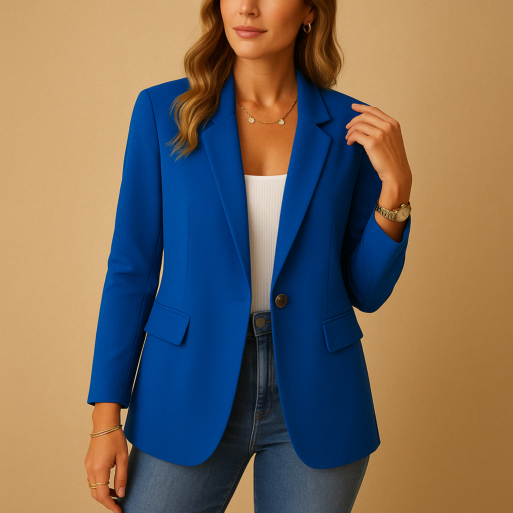 Blazer Femme Cintré Confortable Polyvalent