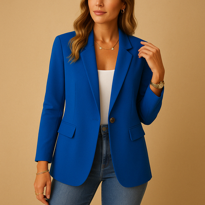 Blazer Femme Cintré Confortable Polyvalent