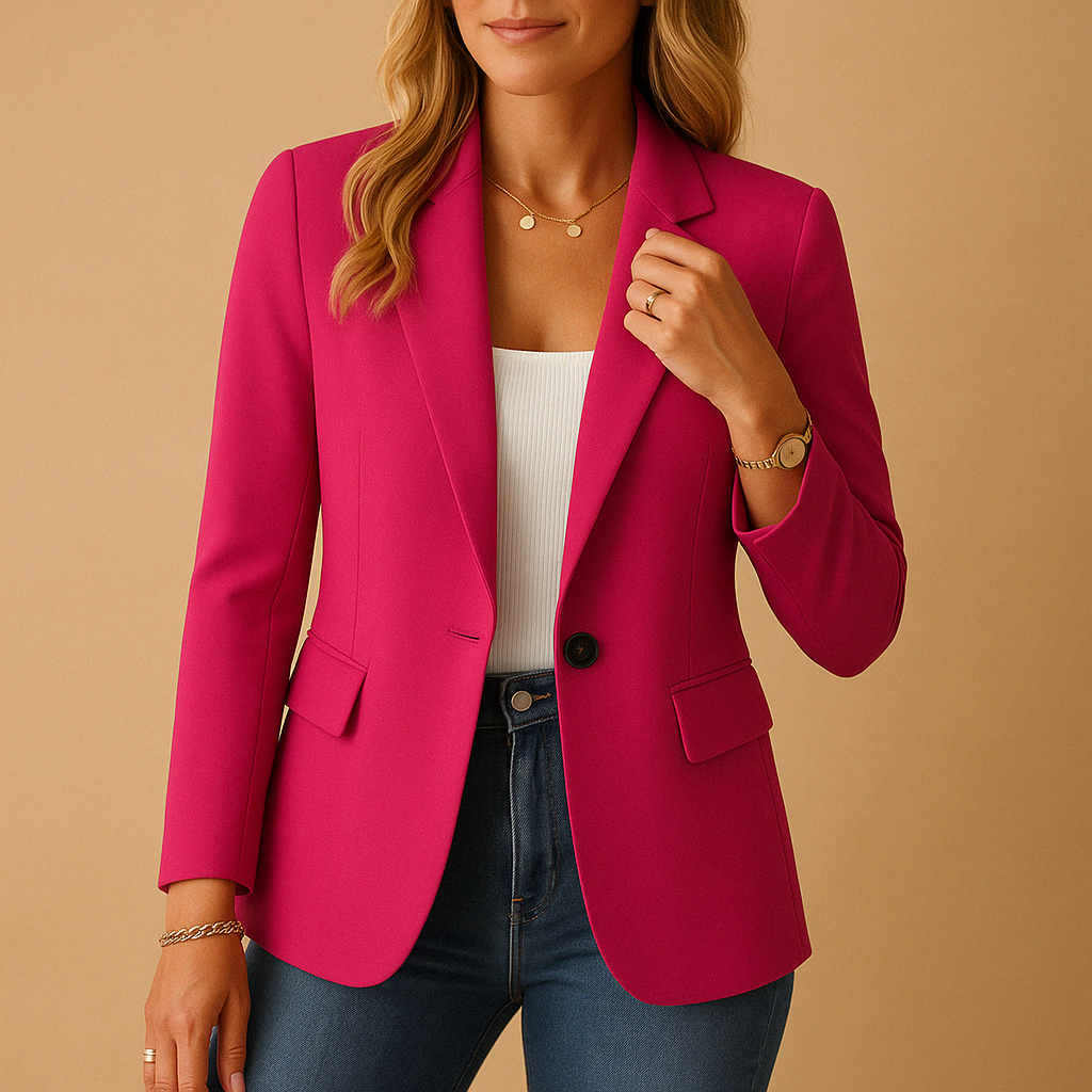 Blazer Femme Cintré Confortable Polyvalent